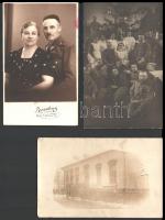 cca 1945 előtti katonai fotók, különféle helyszíneken és változó időpontokban készült 13 db vintage ...