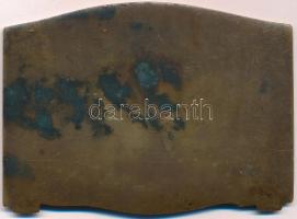 DN "Hungária magyar bélyeggyűjtők köre díja" Br díjplakett (84x61mm) T:2