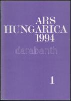 1994 Ars Hungarica. XXII. évf. 1. sz.: Tanulmányok Zádor Anna 90 . születésnapjára. Szerk.: Bernáth Mária. Bp., MTA Művészettörténeti Kutató Intézet. Papírkötésben.