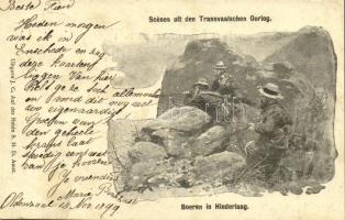1899 Scenes uit den Transvaalschen Oorlog, Boeren in Hinderlaag / Scenes from the Transvaal War, Boer ambush (EK)