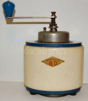 cca 1920 Art deco, jól működő tekerős kávédaráló