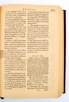 Vizsolyi Biblia. I-II. köt. Bp., 1981, Helikon Kiadó, (Kner Nyomda.) Kiadói aranyozott, bordázott ge...