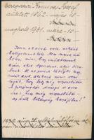 cca 1925 Beregszászi Kőmíves József (1862-1931) portréja, amely Stojkovits aradi műtermében készült,...