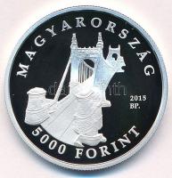 2015. 5000Ft Ag "Széll Kálmán - Törvény, Jog, Igazság" tanúsítvánnyal T:PP