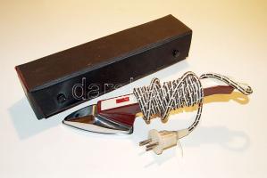 cca 1970 szovjet úti vasaló eredeti tokban