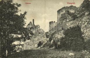 1912 Visegrád, várrom (EK)