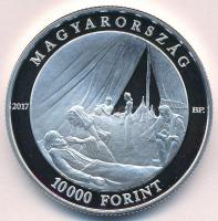2017. 10.000Ft Ag "Kossuth Zsuzsanna születésének 200. évfordulója" tanúsítvánnyal T:PP