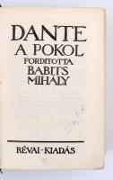 Dante Komédiája I-III. köt. (Egyben; I. A Pokol. II. Purgatórium. III. A Paradicsom.) Fordította: Ba...