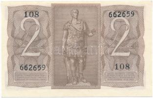 Olaszország 1939. 2L T:I Italy 1939. 2 Lire C:UNC Krause 27.