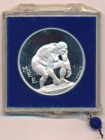 Vígh Tamás (1926-) 1990. "MÉE / Száz éve született Ferenczy Béni" jelzett Ag emlékérem ÁPV...