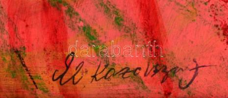 Kazovszkij jelzéssel: Kompozíció. Vegyes technika, farost, 59×44 cm