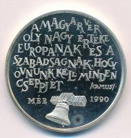 Bognár György (1944-) 1990. "MÉE Budapest / Nagy Imre a magyar nép mártírja" Ag emlékérem ...
