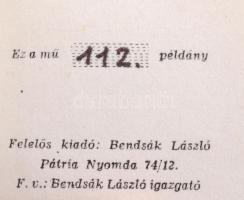 M[arzio], Galeotto: Jellemvonások Mátyás király életéből II. kötet Bp., 1974, Pátria. Kiadói aranyoz...