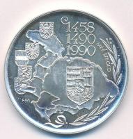 Fritz Mihály (1847-) 1990. "Mathias Rex / MÉE Szeged" Mátyás király halálának 500. évfordu...