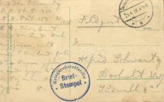 1918 Salutari din Romania / women in traditional costumes, Romanian folklore + "Kriegsrohstoffs...