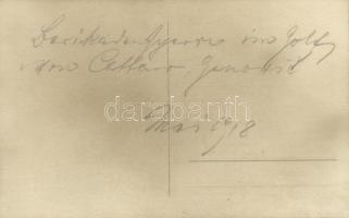 1918 Kotor, Cattaro; Az Osztrák-Magyar Haditengerészet bójái a kikötőben / K.u.K. Kriegsmarine Torpe...