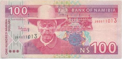 Namíbia 1993. 100D T:III  Namibia 1993. 100 Dollars C:F  Krause KM#3