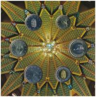 2012. 5Ft-200Ft (6xklf) elsőnapi veret, forgalmi sor dísztokban "Magyarország Alaptörvénye"...