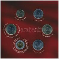 2012. 5Ft-200Ft (6xklf) elsőnapi veret, forgalmi sor dísztokban "Magyarország Alaptörvénye"...
