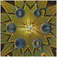 2012. 5Ft-200Ft (6xklf) elsőnapi veret, forgalmi sor dísztokban "Magyarország Alaptörvénye"...