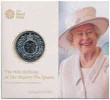 Nagy-Britannia 2016. 5Ł Cu-Ni II. Erzsébet 90. születésnapja eredeti díszkiadásban T:BU Great Britain 2016. 5 Pounds Cu-Ni The 90th Birthday of Her Majesty the Queen in original case C:BU