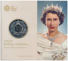 Nagy-Britannia 2016. 5Ł Cu-Ni "II. Erzsébet 90. születésnapja" eredeti díszkiadásban T:BU
...