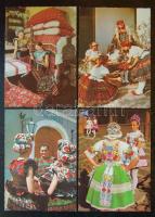 46db modern magyar népviselet képeslap
