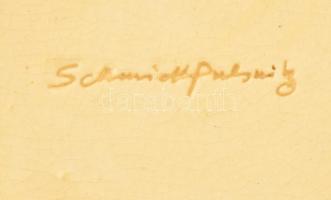 Retró iparművész tálak, kopottak, kettő jelzett, festett mázas kerámiák, d:18-23 cm