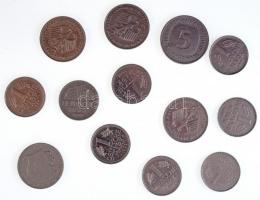 NSZK / Németország 1950-1992. 1M (8xklf) + 2M (4xklf) + 5M T:2,2-
FRG / Germany 1950-1992. 1 Mark (...