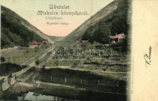 1900 Lillafüred (Miskolc), nyaralótelep, villák. Lövy József fia kiadása 770. (EK)