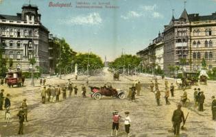 1915 Budapest VI. Andrássy út, autó (EK)