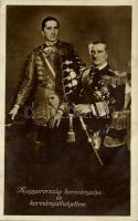 Magyarország kormányzója és kormányzóhelyettese: Horthy Miklós és Horthy István / Regent Admiral Miklós Horthy and Deputy Regent István Horthy (fa)