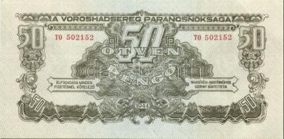 1944. 50P "V.H."(2x) egymásutáni sorszámokkal T:I