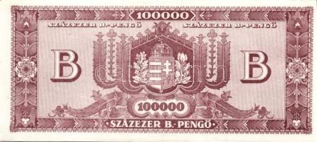 1946. 100.000.000MP(2x) + 10.000BP(3x) + 100.000.000BP(5x) összesen 10db T:I,I-