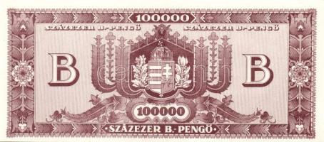 1946. 100.000.000MP(2x) + 10.000BP(3x) + 100.000.000BP(5x) összesen 10db T:I,I-