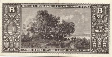 1945. 10.000P lemezhibás bélyeggel! T:II + 100.000.000MP(2x) + 10.000BP(1x) + 1000.000BP(4x) T:II+ c...