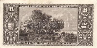 1945. 10.000P lemezhibás bélyeggel! T:II + 100.000.000MP(2x) + 10.000BP(1x) + 1000.000BP(4x) T:II+ c...