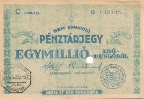 1946. teljes pénztárjegy sor 10.000AP benne többek között "vovatkozó" + kis "j" ...