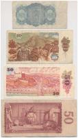 Csehszlovákia 1961. 3K + 100K(3X) + 1964. 50K + 1986. 10K + 1987. 50K T:III,III-
Czechoslovakia 196...