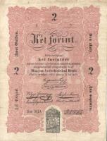 1848. 2Ft "Kossuth bankó" T:szépen restaurált