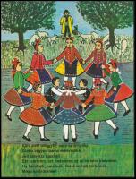 Vankóné Dudás Juli: A mi házunk tája. Győr, 1979, Széchényi Nyomda, 6 sztl. lev. Kiadói félvászon-kö...