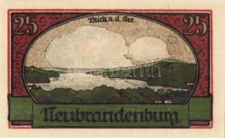 Német Birodalom/Weimari Köztársaság/ Neubrandenburg 1921. 25Pf(3x) + 50Pf(3x) + 75Pf(3x) összesen: 9...