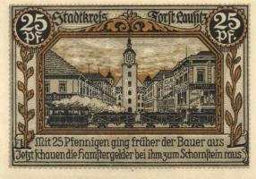 Német Birodalom/Weimari Köztársaság/ Forst 1921. 10Pf + 20Pf + 50Pf összesen: 4klf db, teljes sor T:...