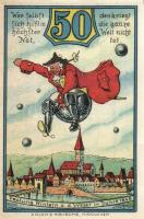 Német Birodalom/Weimari Köztársaság/ Rinteln 1920. 25Pf + 50Pf + 1M  3klf db, teljes sor T:I