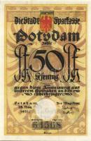 Német Birodalom/Weimari Köztársaság/ Potsdam 1921. 50Pf(6x) 6klf, teljes sor T:I