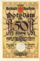 Német Birodalom/Weimari Köztársaság/ Potsdam 1921. 50Pf(6x) 6klf, teljes sor T:I