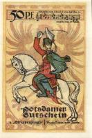 Német Birodalom/Weimari Köztársaság/ Potsdam 1921. 50Pf(6x) 6klf, teljes sor T:I