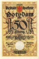 Német Birodalom/Weimari Köztársaság/ Potsdam 1921. 50Pf(6x) 6klf, teljes sor T:I