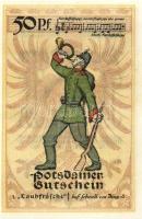 Német Birodalom/Weimari Köztársaság/ Potsdam 1921. 50Pf(6x) 6klf, teljes sor T:I