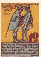 Német Birodalom/Weimari Köztársaság/ Ribnitz 1922. 10Pf + 25Pf +  50Pf 3klf, teljes sor T:I